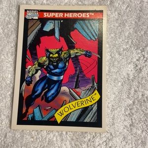 Wolverine marvel card